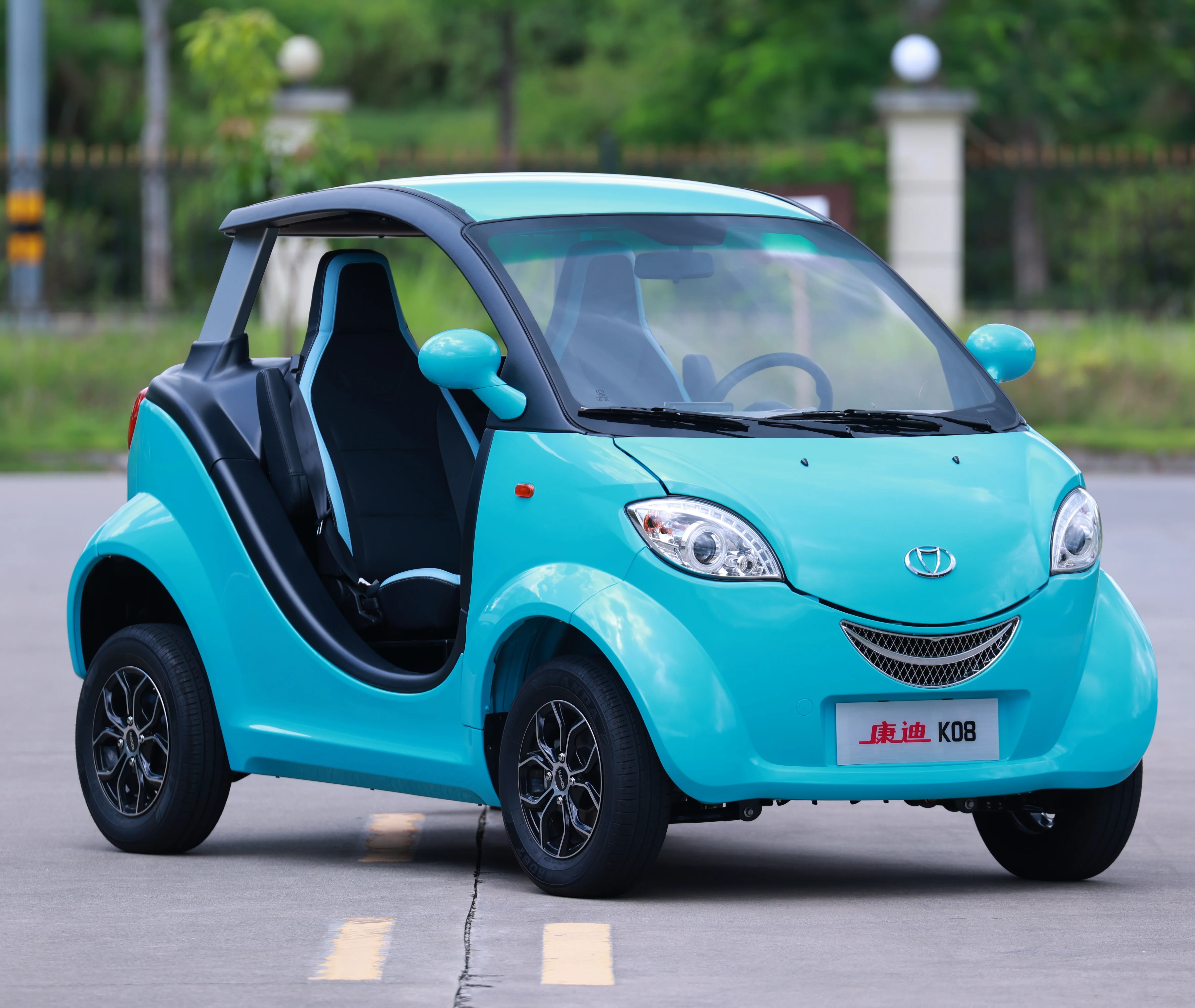 Роскошный 2-местный 5000W 48V Электромобиль с литиевой батареей Smile внедорожный общественный автомобиль