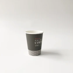 100% Biodegradable color 9oz single wall Kraft paper coffee cup or beverage cup customization