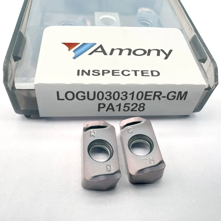 Карбидная фрезерная вставка Amony LOGU 030310 ER GM с высокой подачей LOGU030310/LOGU030310ER-GM