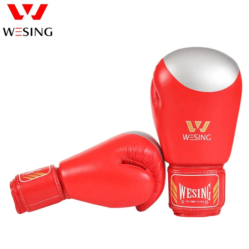 Wesing Custom Logo Guantes De Boxeo Orginal Wesing Durable Quality Types Contest Boxing Gloves