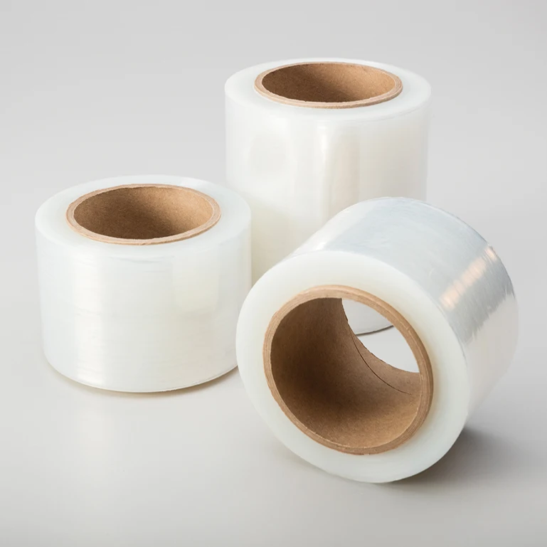 Black Wrap Film Manufacturer Color Shrink Wrap Film Plastic Pallet Wrapping Hand Stretch Film