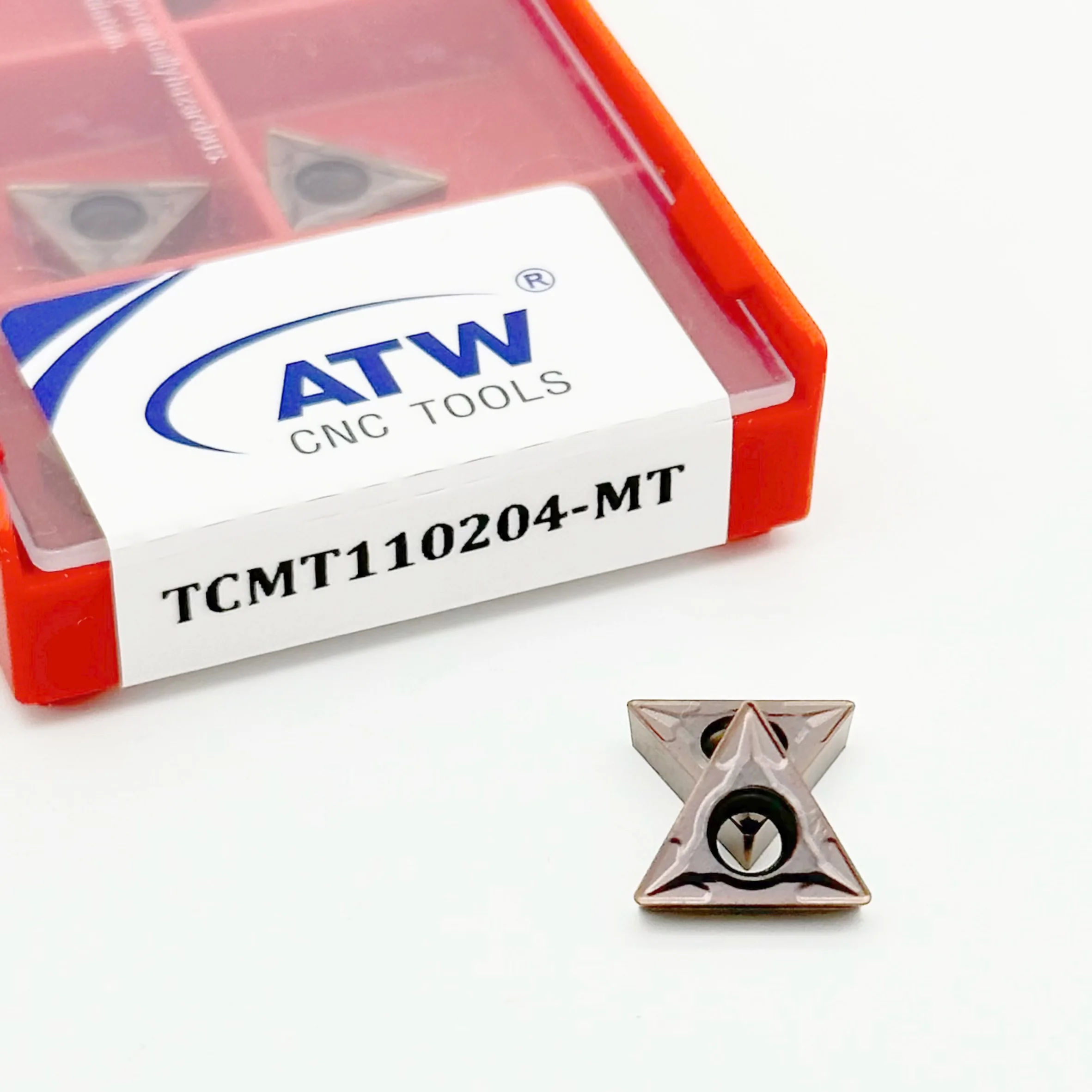 Высококачественный резак с Nano PVD покрытием карбидные Токарные Вставки TCMT110204-MT токарного станка ЧПУ инструменты для