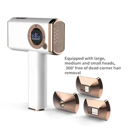 Lescolton Factory Freezing Point Permanent Ice Quartz Cooling Cool Painless Handset Depilator Laser Hair Remover Device