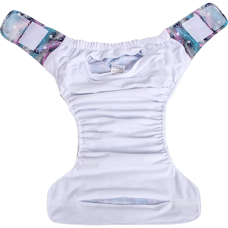 wholesale Hook&loop Velcro Reusable Cloth Adult Diaper Pocket All Adult Printed Washable Cloth Diapers For Adults Elderly