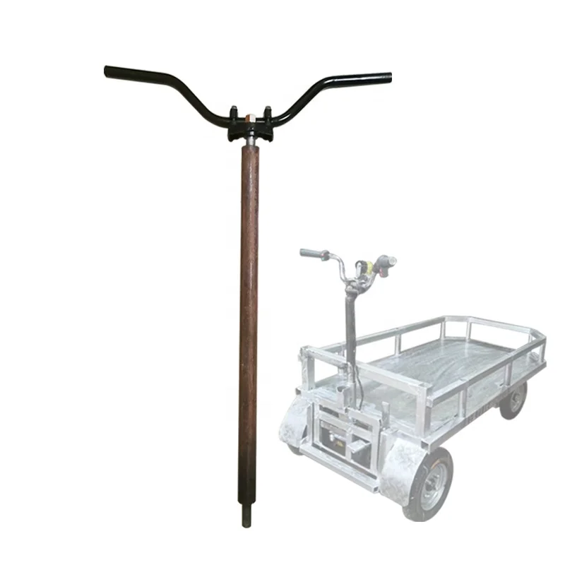 Electric quadricycle front axle easy steering handlebar Modified small flat car direction column handle direction assembly