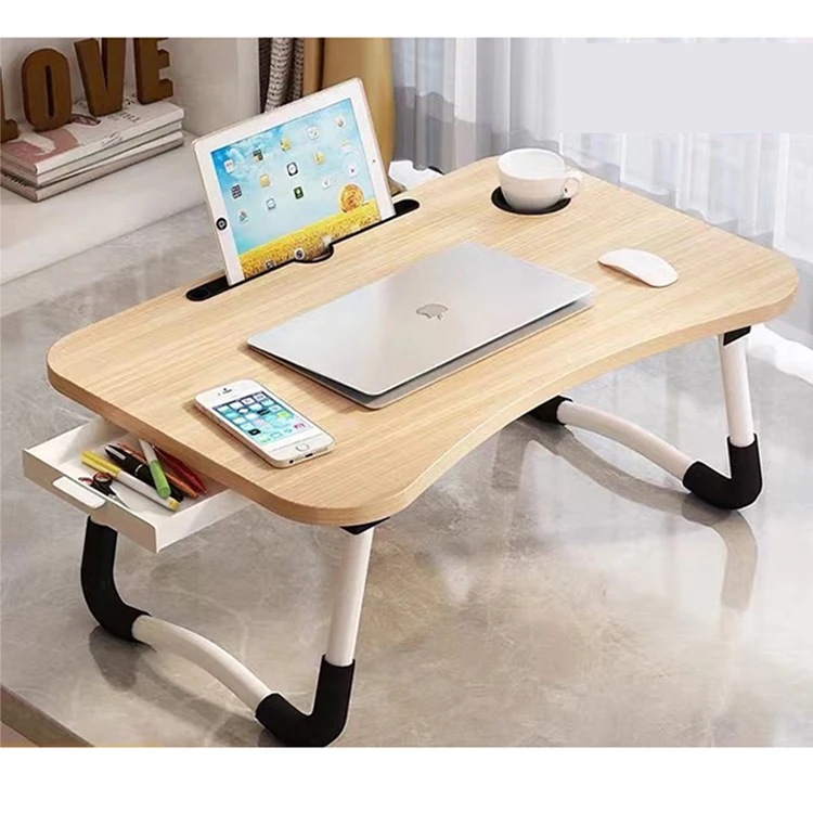 free sample new adjustable height design outdoor folding office study mini computer desktop laptop table with black