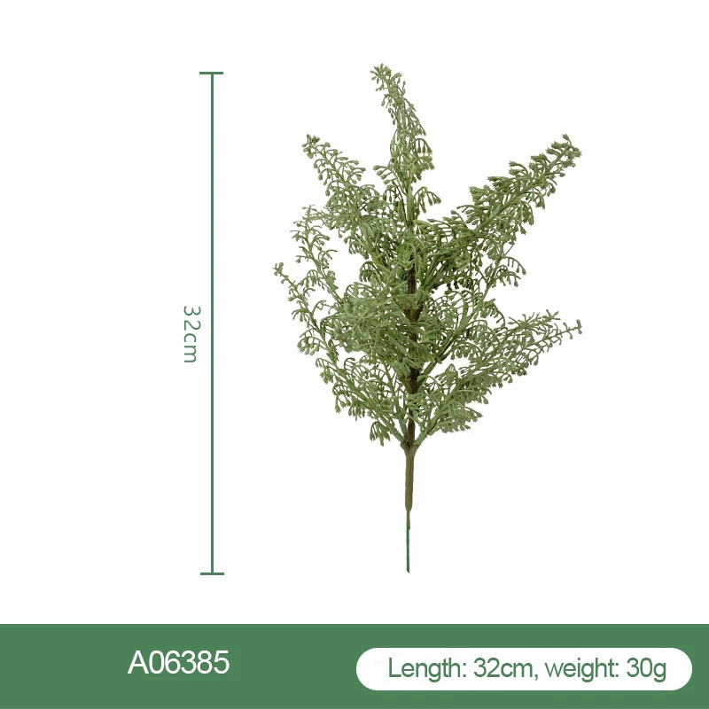 Christmas Pine Needle Branch Embellishing Home Garden Decoration Evergreen Pine Tree Branches Beauty Artificial Pine Branches