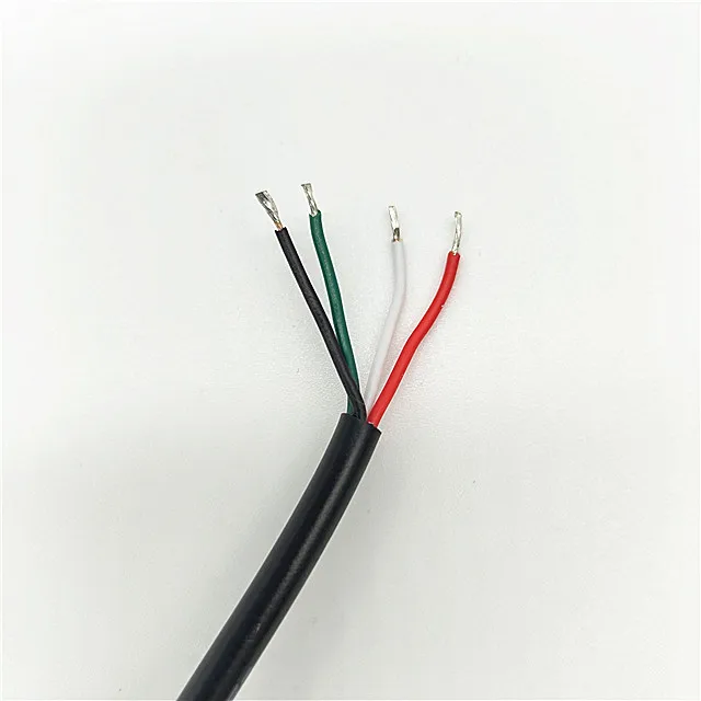 OEM12V 24V DC Power waterproof cable One point two power cables for outdoor LED lamps
