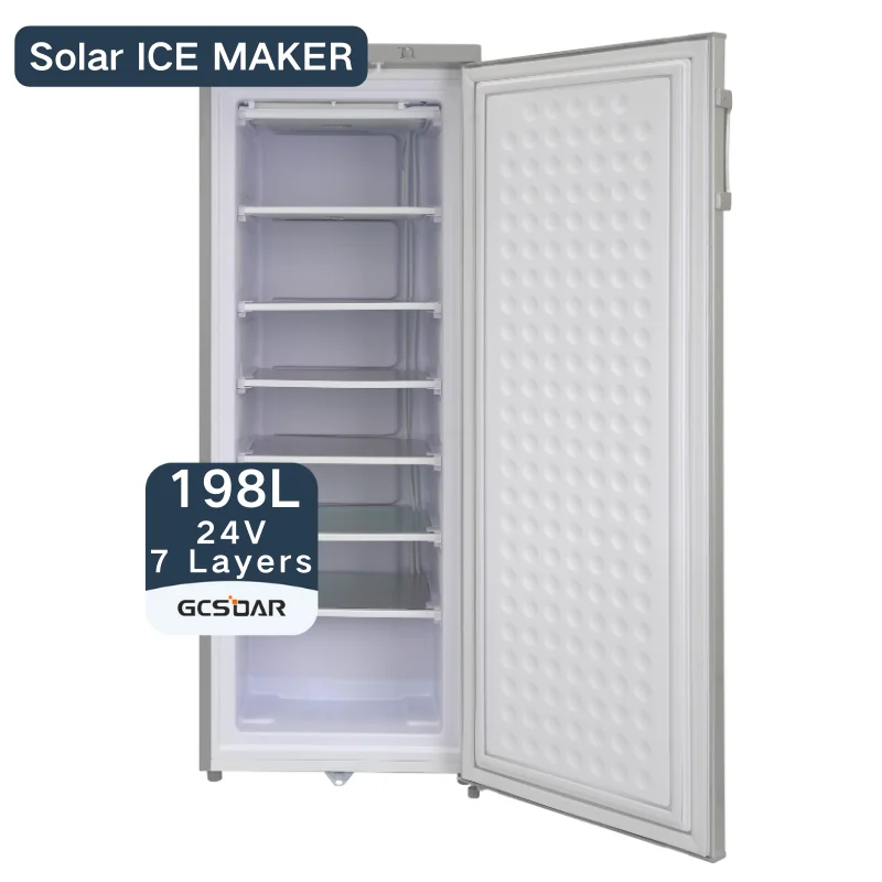 GCSOAR China Wholesale Freezer room 198L DC 24v Solar ICE MAKER for Solutions for Refrigerated Food