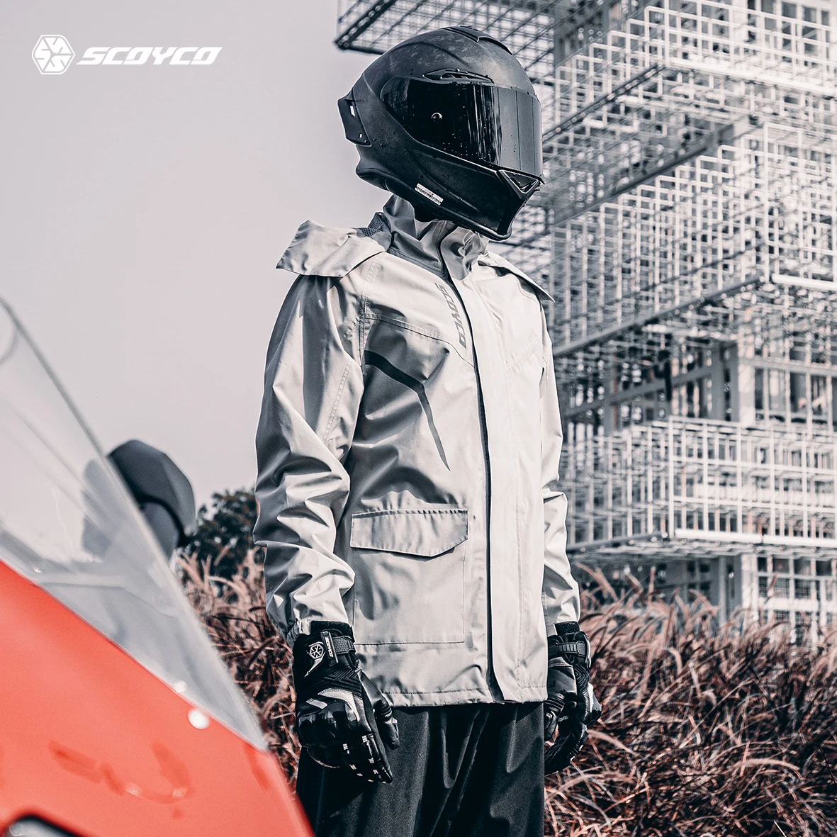 Custom The Cheapest Foldable Outdoor Raincoat Windbreaker Jackets Moto Cycle Waterproof Motorcycle Raincoats For Rain