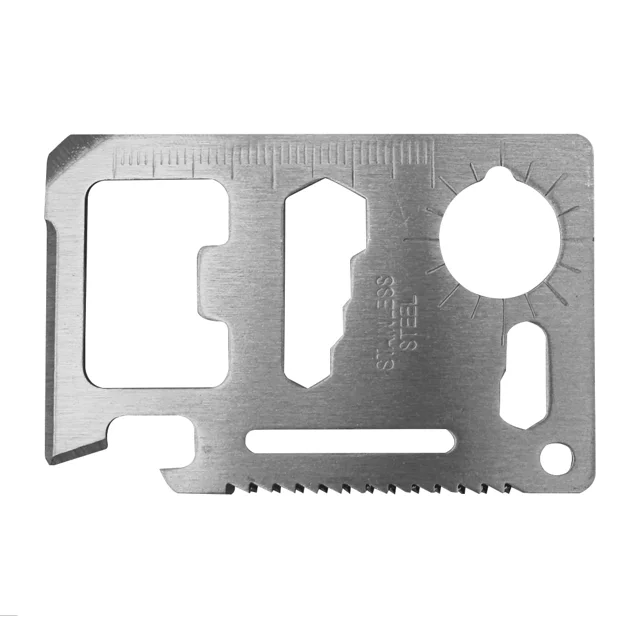 Oem Mini Pocket Card Life-saving Multifunctional Tools Outdoor Survival Tool