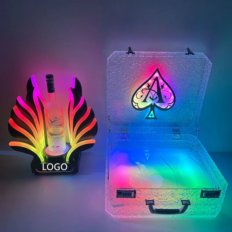 Ace of Spades Champagne VIP Bottle Service Presenter for Nightclub Lounge Bottle Glorifier Sign