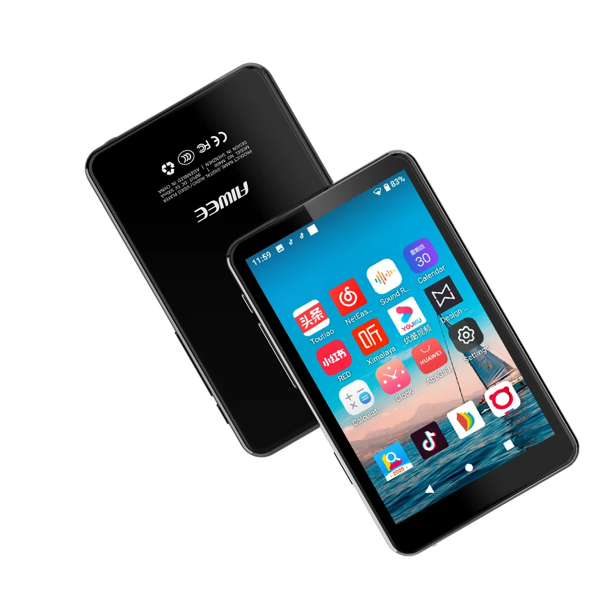 Newest Full Touch Screen Hifi Record MP3 Player Music Walkman with Support Movies FM Radio TF Card Digital MP3 MP4 Player