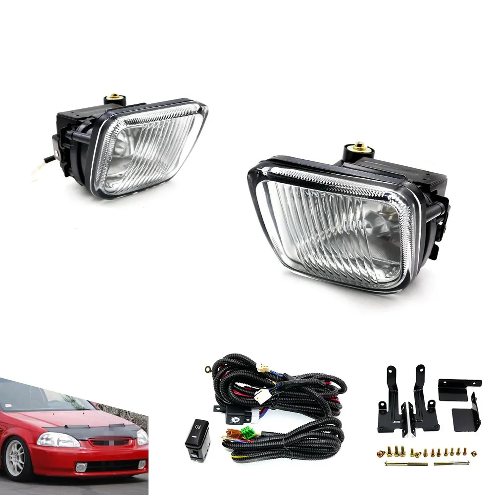 Противотуманная фара в сборе для HONDA CIVIC 1996-1998 2/3/4DR вождения противотуманная фара