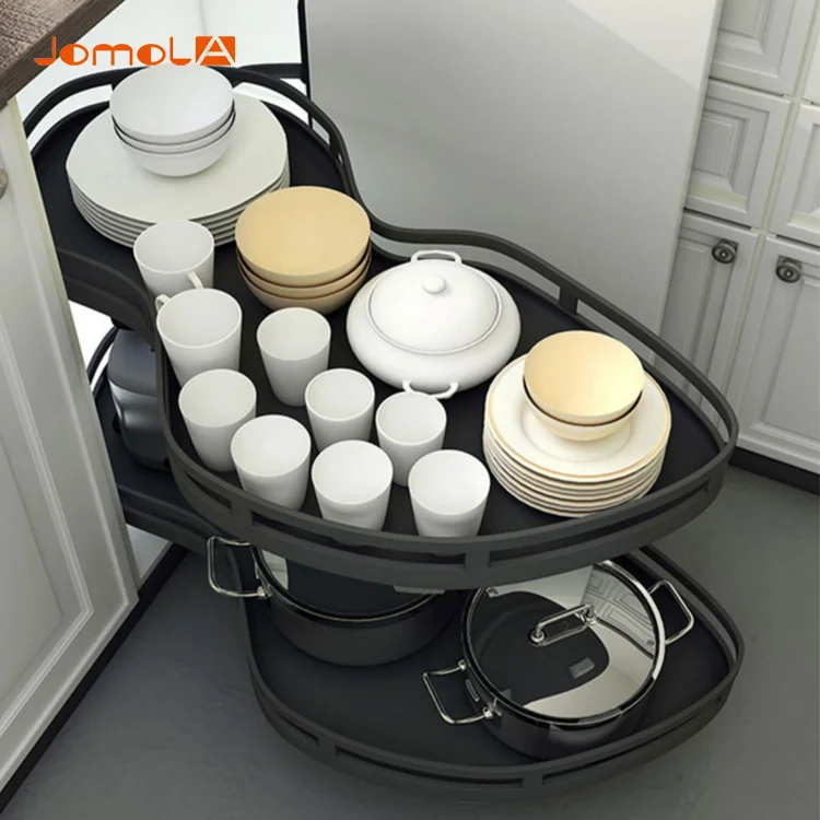 OEM factory customization  kitchen cabinet accessories swing tray magic corner blind corner