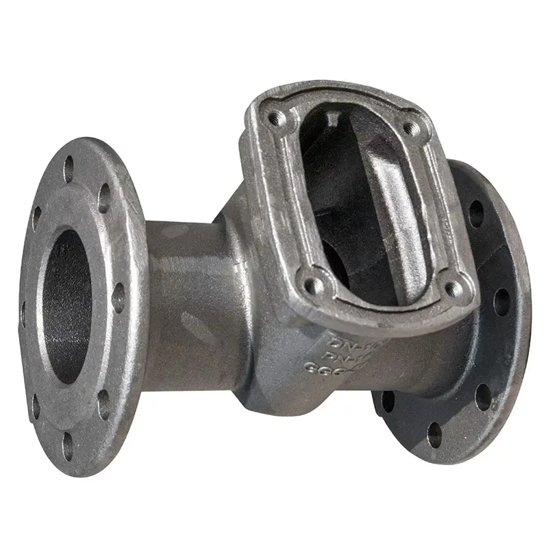 China Foundry Supplier Cast Steel Iron Gate Valve Body Resin Sand Casting