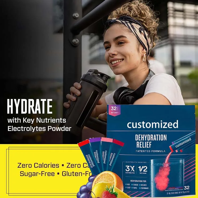 electrolyte Stick drink mix Vitamin Supplement Powder Packets Hydration Electrolyte Powder