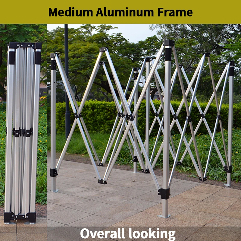 FEAMONT High Quality Medium Square 40MM Aluminum 10x10 Commercial Pop up Folding Tent Structure Canopy Folding Tent Frame