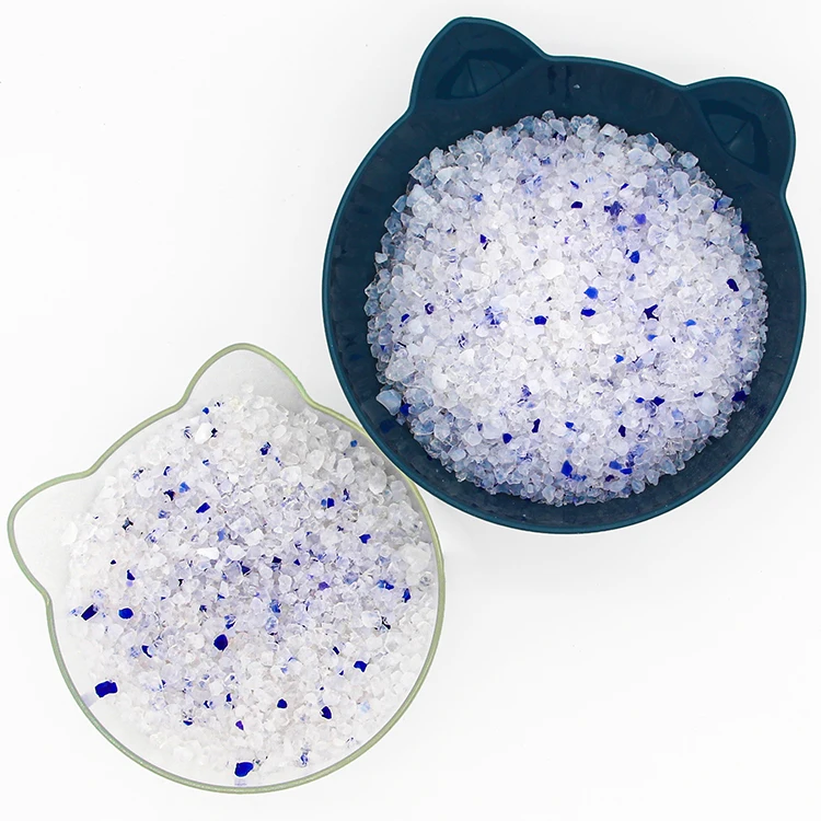 Powerful hygroscopic granular crystal sand deodorizing dust-free and odorless silicone crystal cat litter