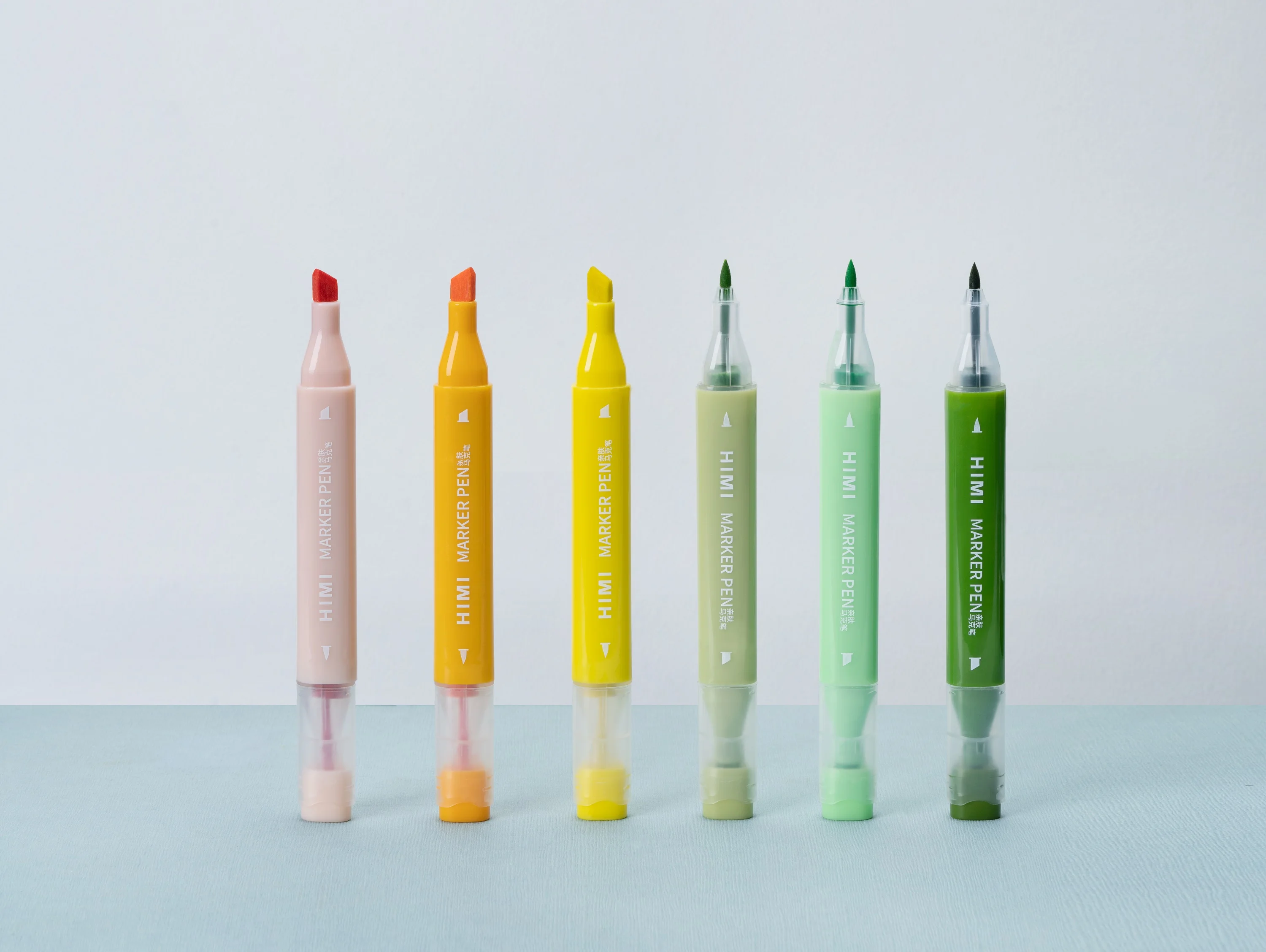 Skin-friendly Marker Pen 24 Colors Twin Marker Pen