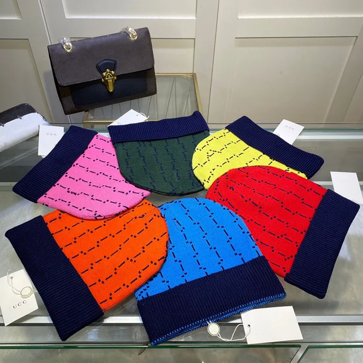 Wholesale high-end brand double G beanie official website original single item autumn winter wool knit hat