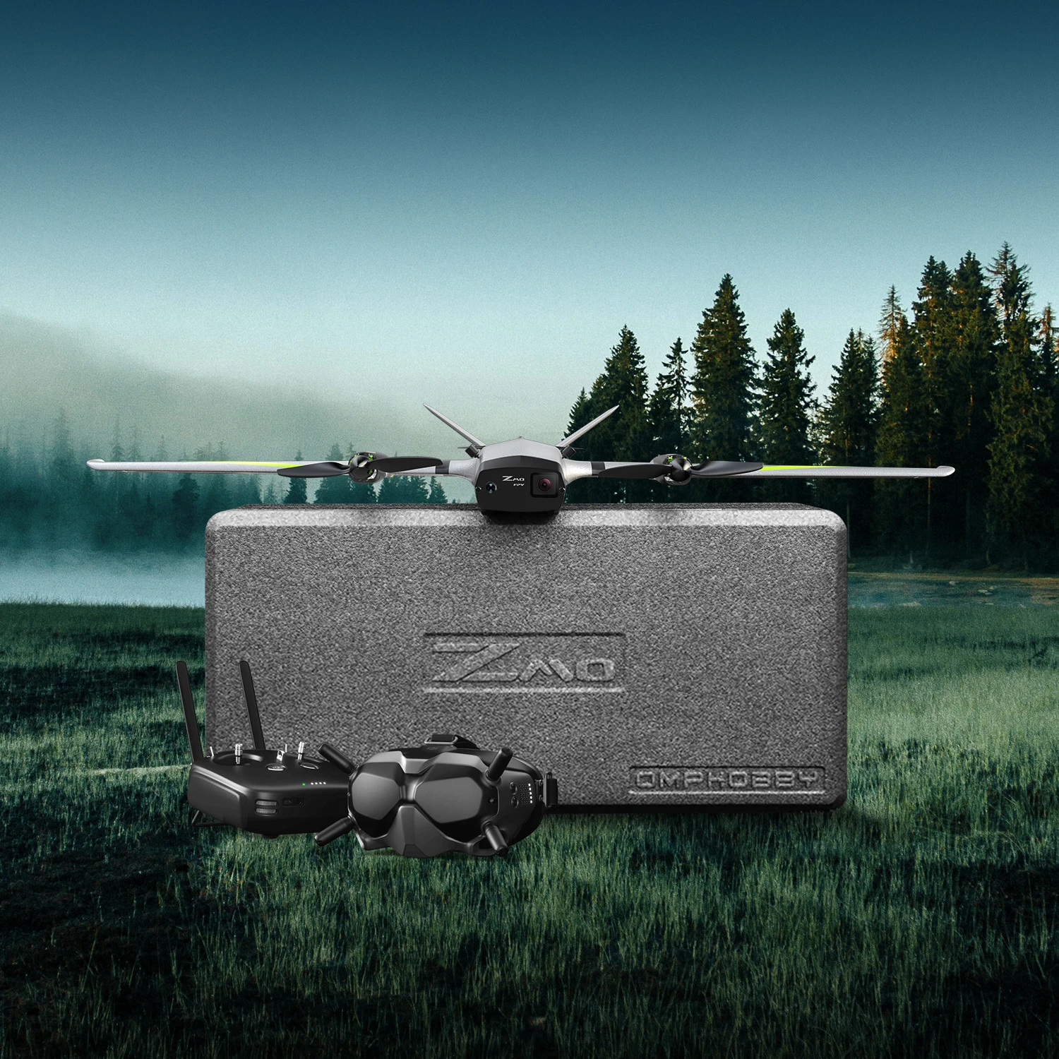 Lightweight drone with HD camera and GPS stabilizer
