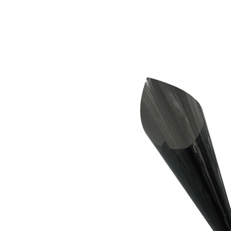 6% VLT Black Color Privacy Tint Glass Cling Coverings UV Reflective Sun Blocking Heat Control Nano Ceramic Window Tint Film