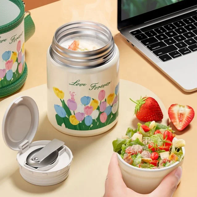 Wholesale Stainless Steel Vacuum Insulated Food Jar Kids Thermos Lunch Box for Hot Food