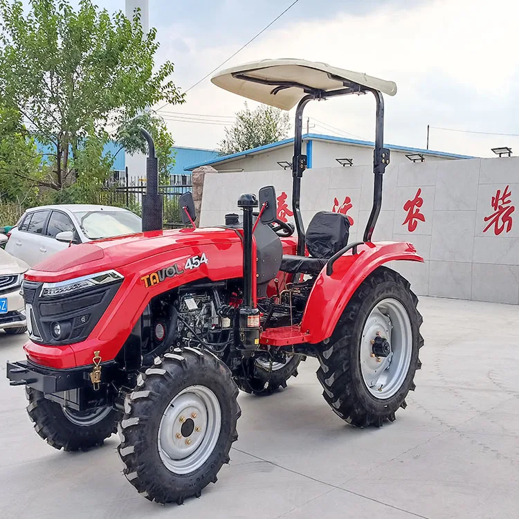 New Type 40 HP  45hp 50 HP 60 HP Mini Tractor with front and rear loader Farming Tractor Made in China