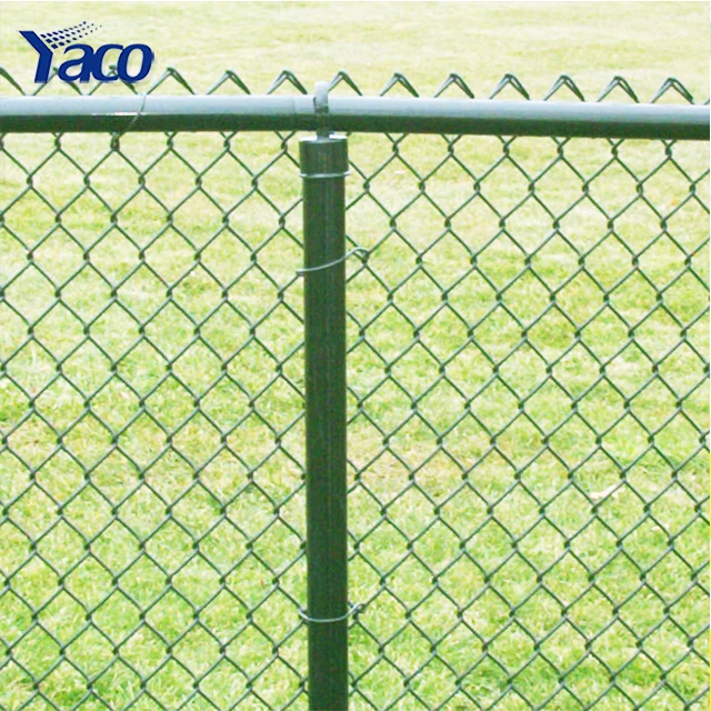 10 swg 50mm pvc coated galvanized chain link fence