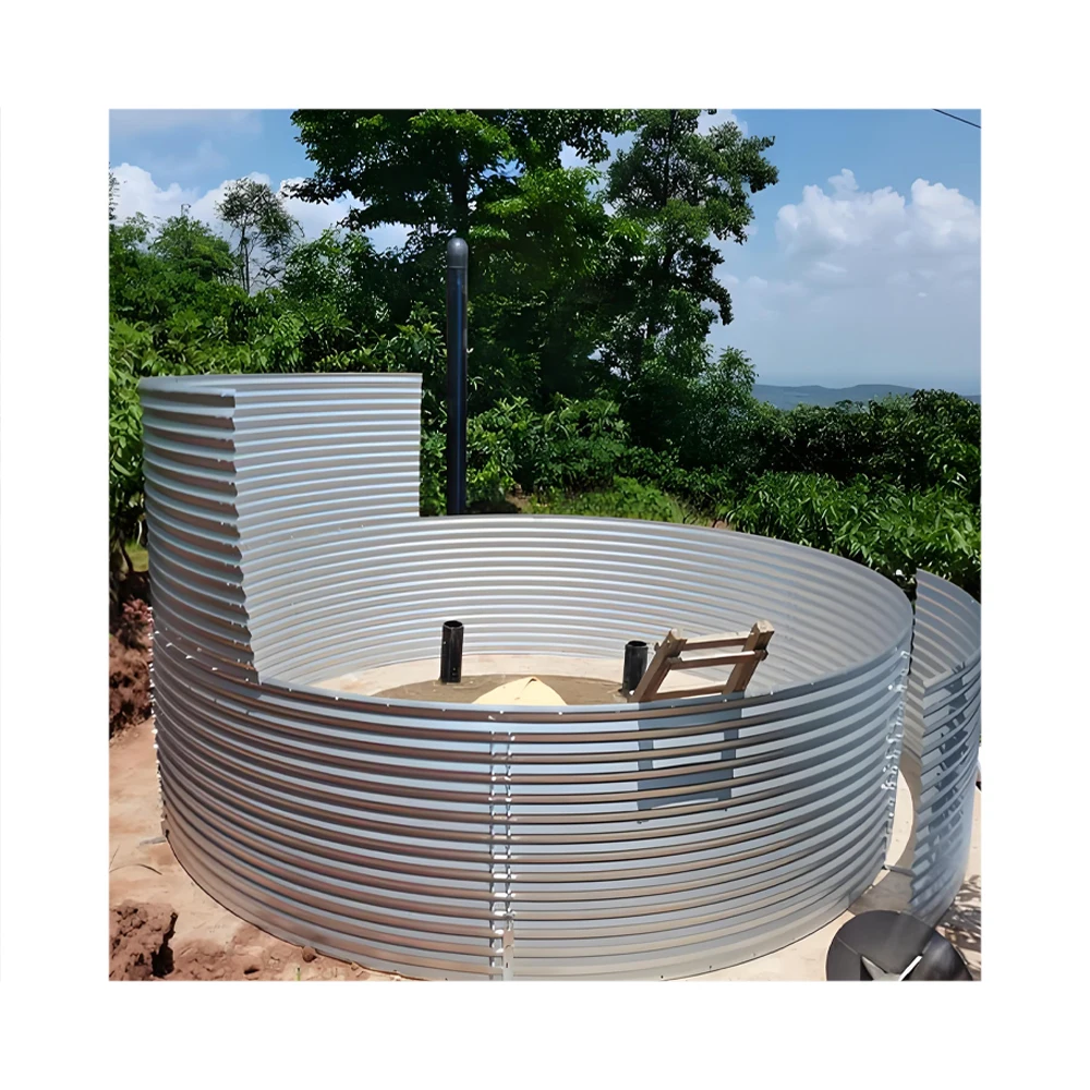Steel Water Storage Tank Round Reservoir Stock Water /Pond Galvanized Biofloc /Fish farming tank water tank storage