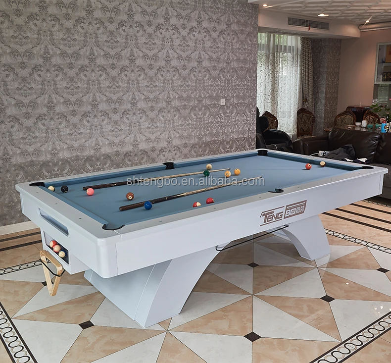 Multi functional factory sell rainbow pool table billiard together with table tennis and dining table for sale