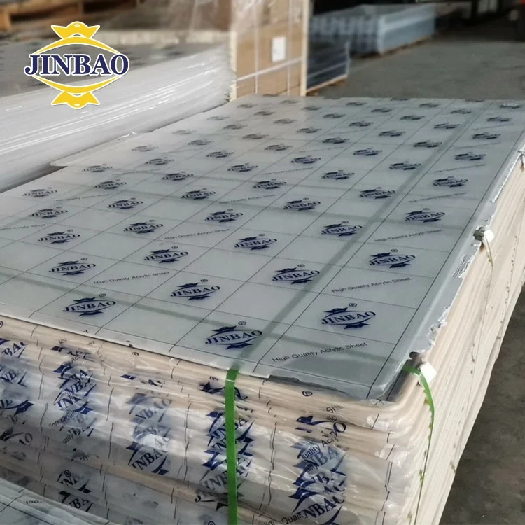 JINBAO PMMA LED Panel Edge Lit Light Guide Panel Plate Panel LGP Acrylic Diffuser Glass Polystyrene PS Sheet Supplier