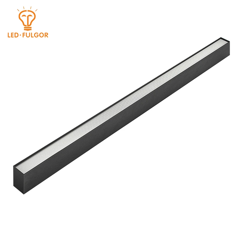 Manufacturer Price IP20 white/black 36W Indoor Lighting Aluminum Line Linkable denpant LED linear light