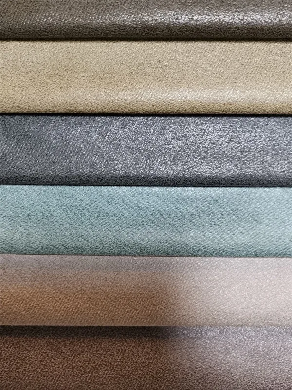 
China sofa fabric manufacturer suede sofa fabric luxury bronzing suede material fabric for sofa 94% Polyester 6% nylon 