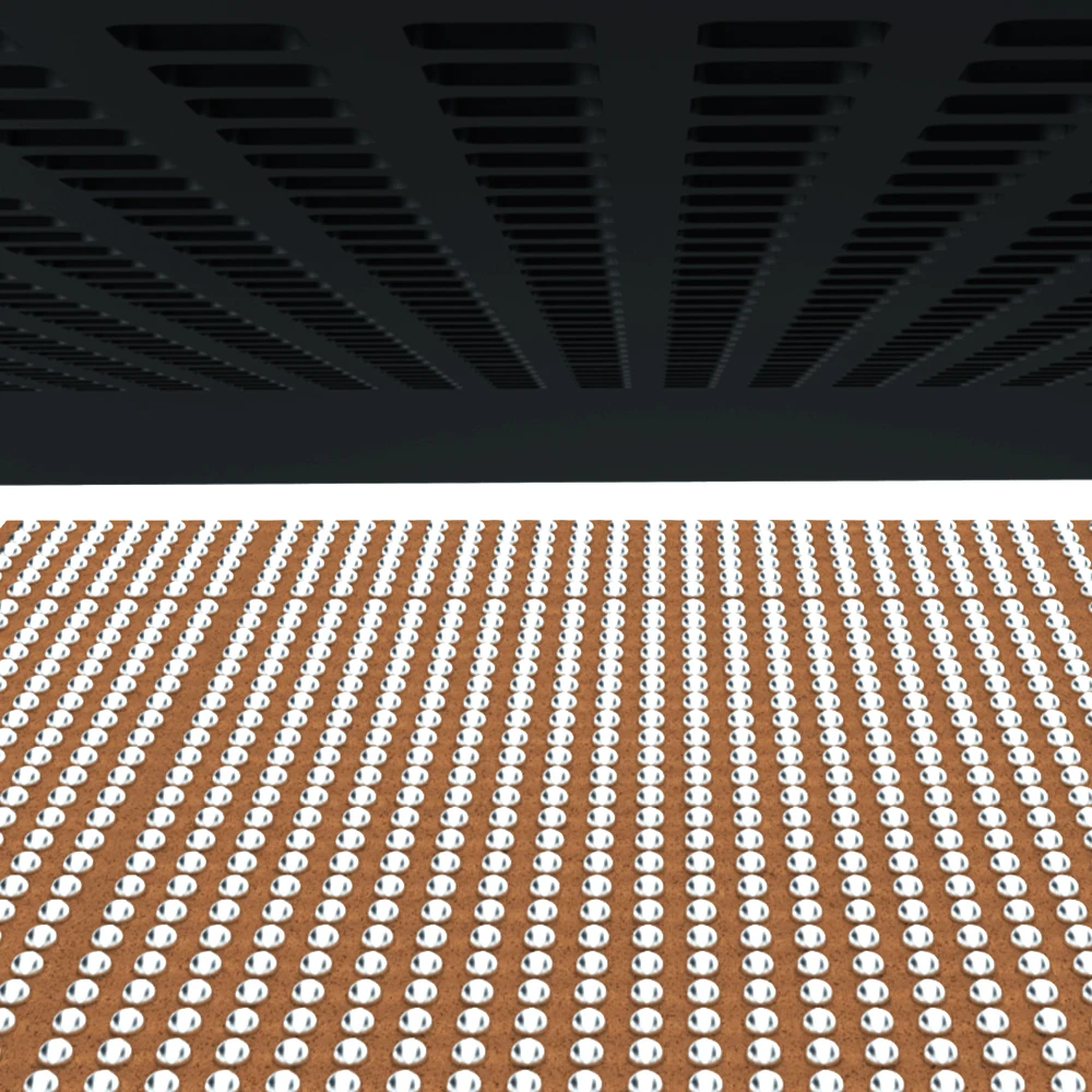 Mega-Idea original Black square hole stencil for Android BGA reballing