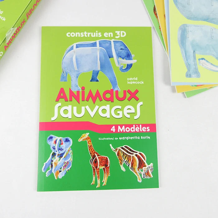 Детская книжка с изображением животных