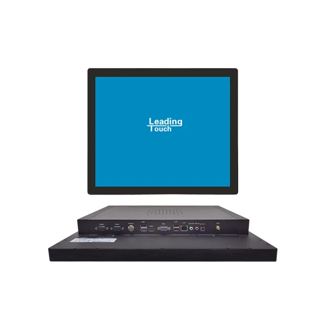 LeadingTouch 19inch IP65 Industrial Panel PC Open Frame PCAP Industrial Computer for cabinet