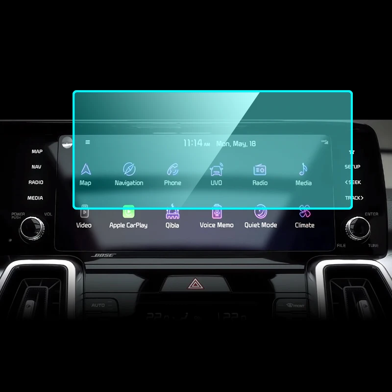Car Navigation Touch Screen Protector Tempered Glass For KIA K5 Optima Sorento Sportage Carnival Soul Stinger Forte Cerato XCEED