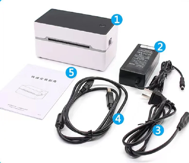 Portable Mini Mobile Thermal Label Printer  with Blue tooth Feature