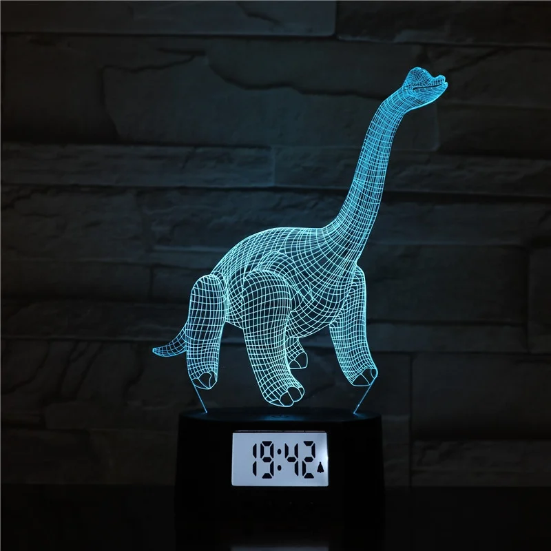 
KS 3D-1031 Creative Decorative Led Touch Sensor 3d Acrylic desk Lamp Dinosaur for kids gift 