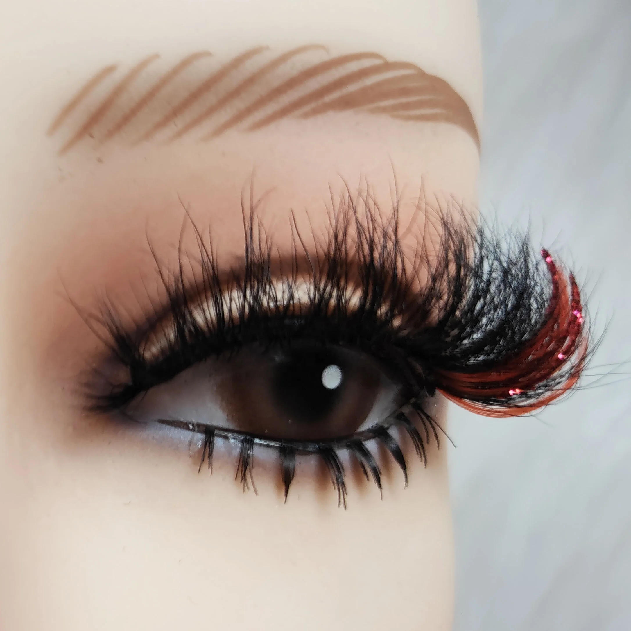Hot selling 25mm 3D Mink Eyelashes with color real siberian dramatic 3d mink lashes with custom box