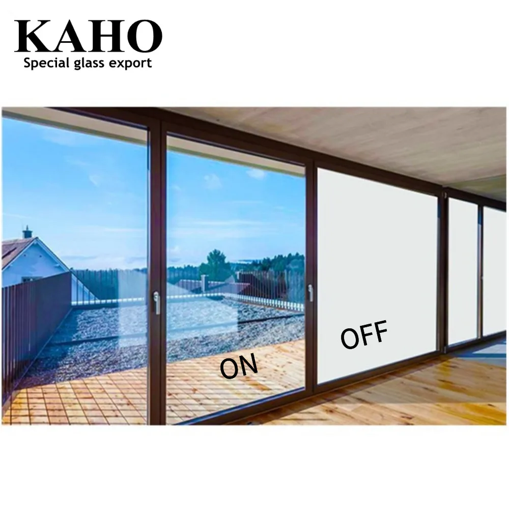 Nice Glass Dimmable Smart Adhesive Intelligent-glass Colored Pdlc Electrochromic Film