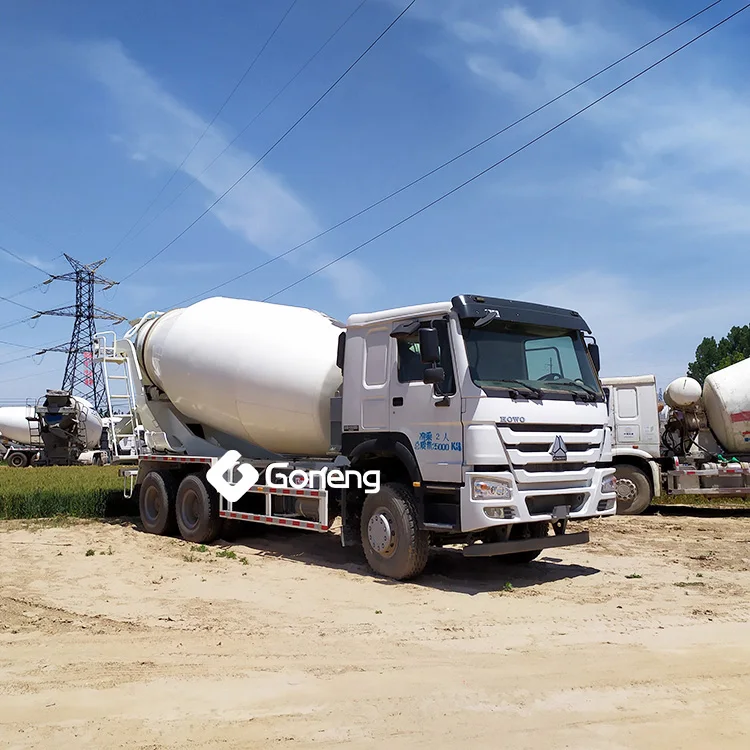 source direct supply used sinotruk howo cement concrete ready mixer truck 8*4 12 wheeler from china