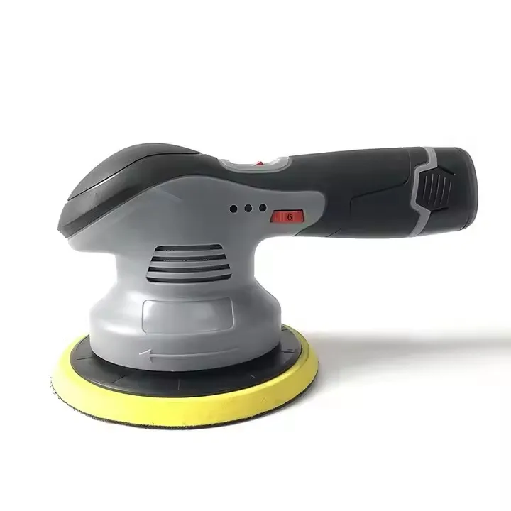 OEM Wholesale 12v Li-ion Battery Powered Portable 125mm 150mm Mini Cordless Sander Polisher Variable Speed Car Orbital Polisher