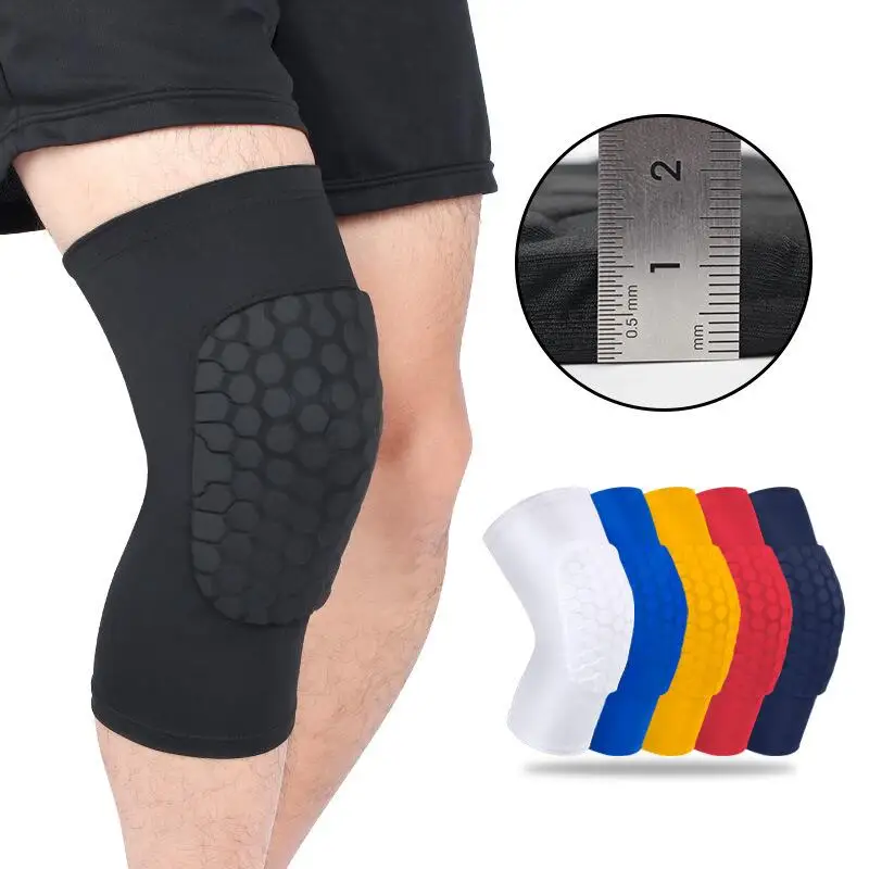KS-925#Custom Knee Support Brace For Basketball Motorcycle Protective Gear Bikers Cycling Soft Honeycomb Knee Pads