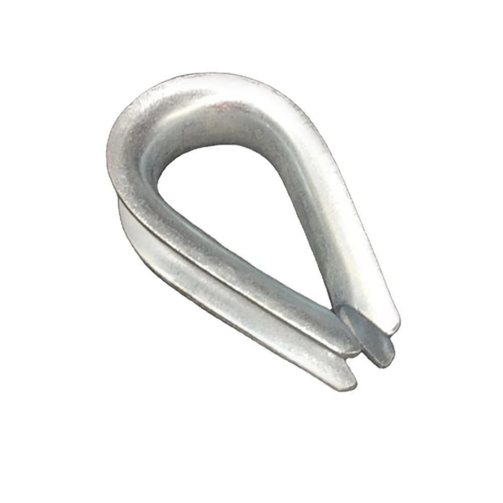 Rigging Hardware Cable Thimble Hot Dip Galvanized DIN 6899 Type A Thimble for Wire Rope