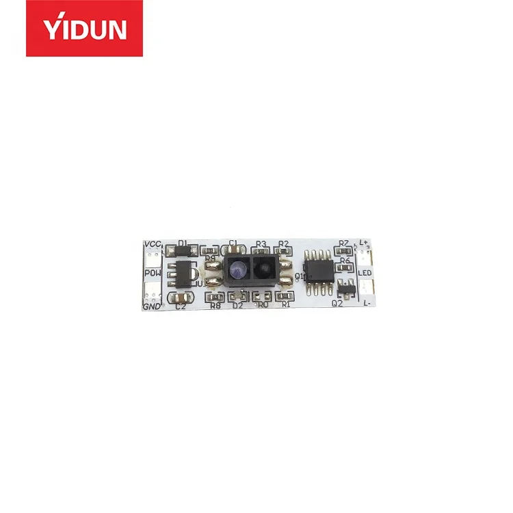 YIDUN Elegant Wave Control Ultra-Thin DC12V 24V Dimmer Sensor Switch Hand Waving Inductive for IR Door & Furniture