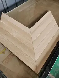 High grade multi-layer engineered oak unfinished chevron wood flooring