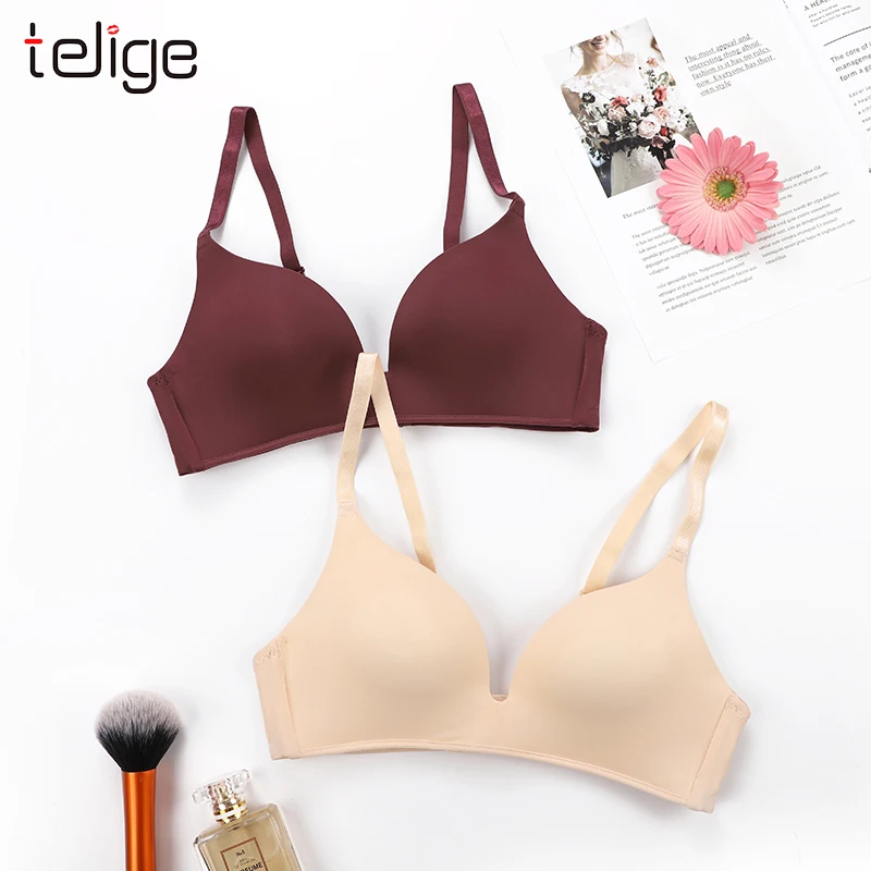 Новый Модный мягкий дышащий высококачественный бесшовный невидимый бюстгальтер